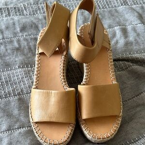 Frye Tan Espadrilles Classic Leather Shoes